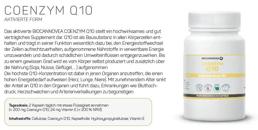 Coenzym Q10 – aktivierte Form